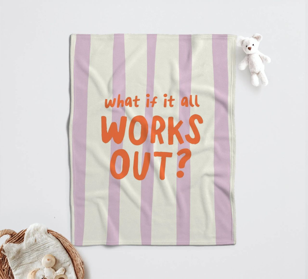 What If It All Works Out coperta in pile da Attaboy Dsgn