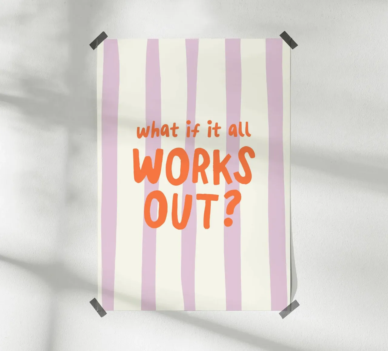 What If It All Works Out carta hahnemühle da Attaboy Dsgn