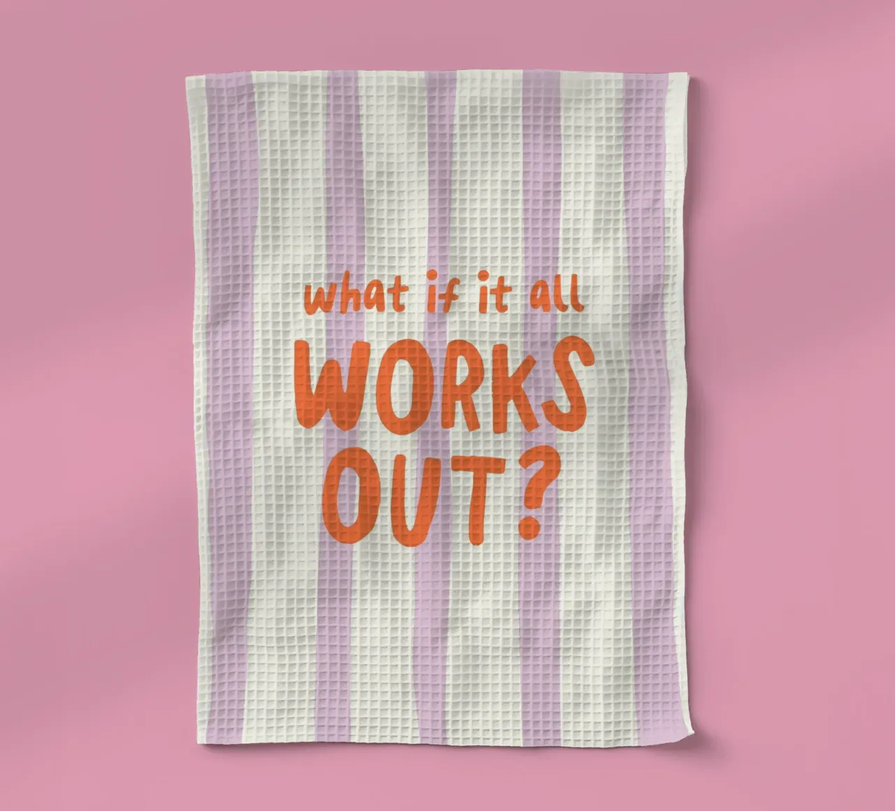 What If It All Works Out canovaccio da cucina da Attaboy Dsgn