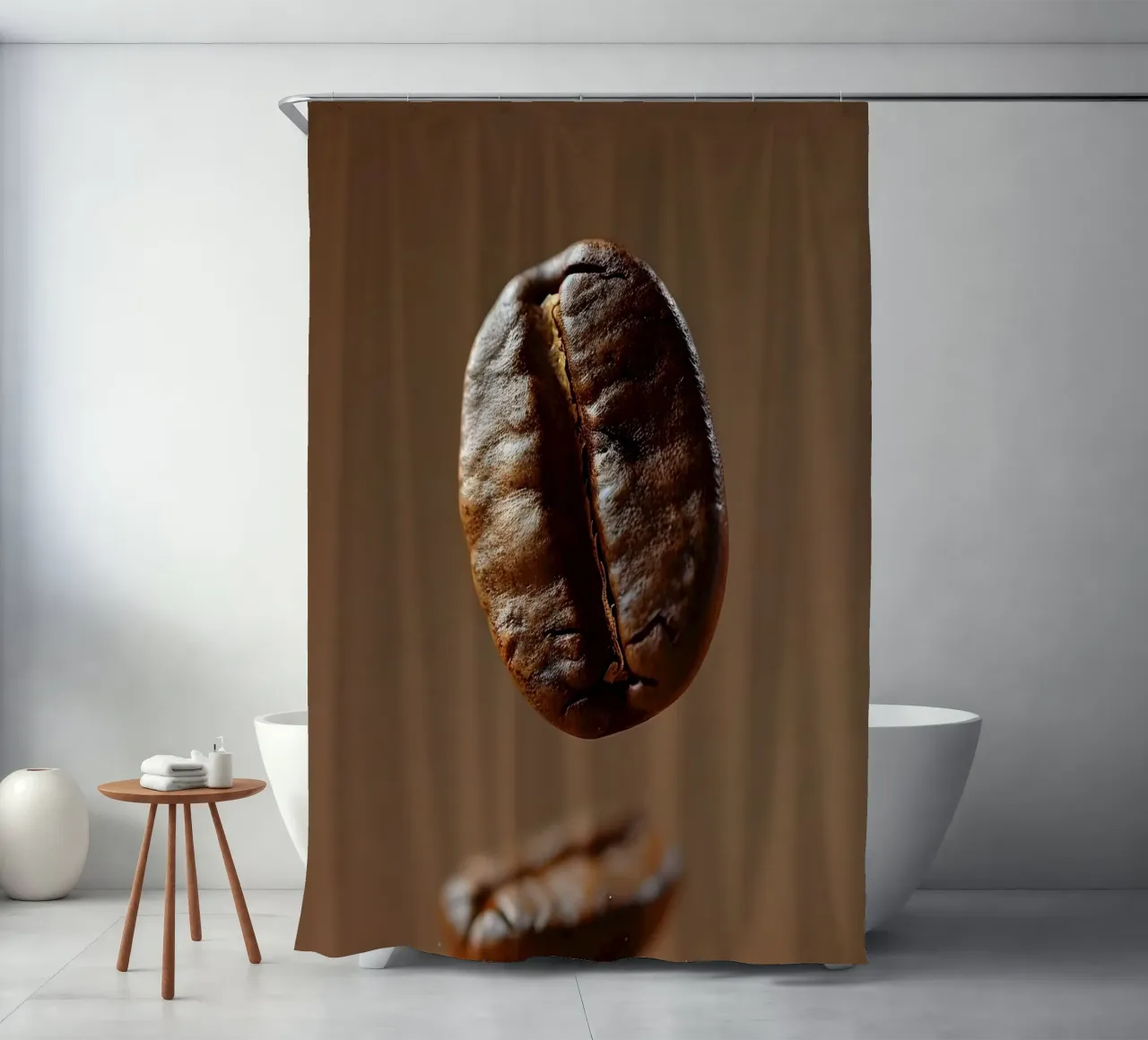 Il piacere del caffè in ogni caso tenda da doccia da M-Ulrich-Digital Art