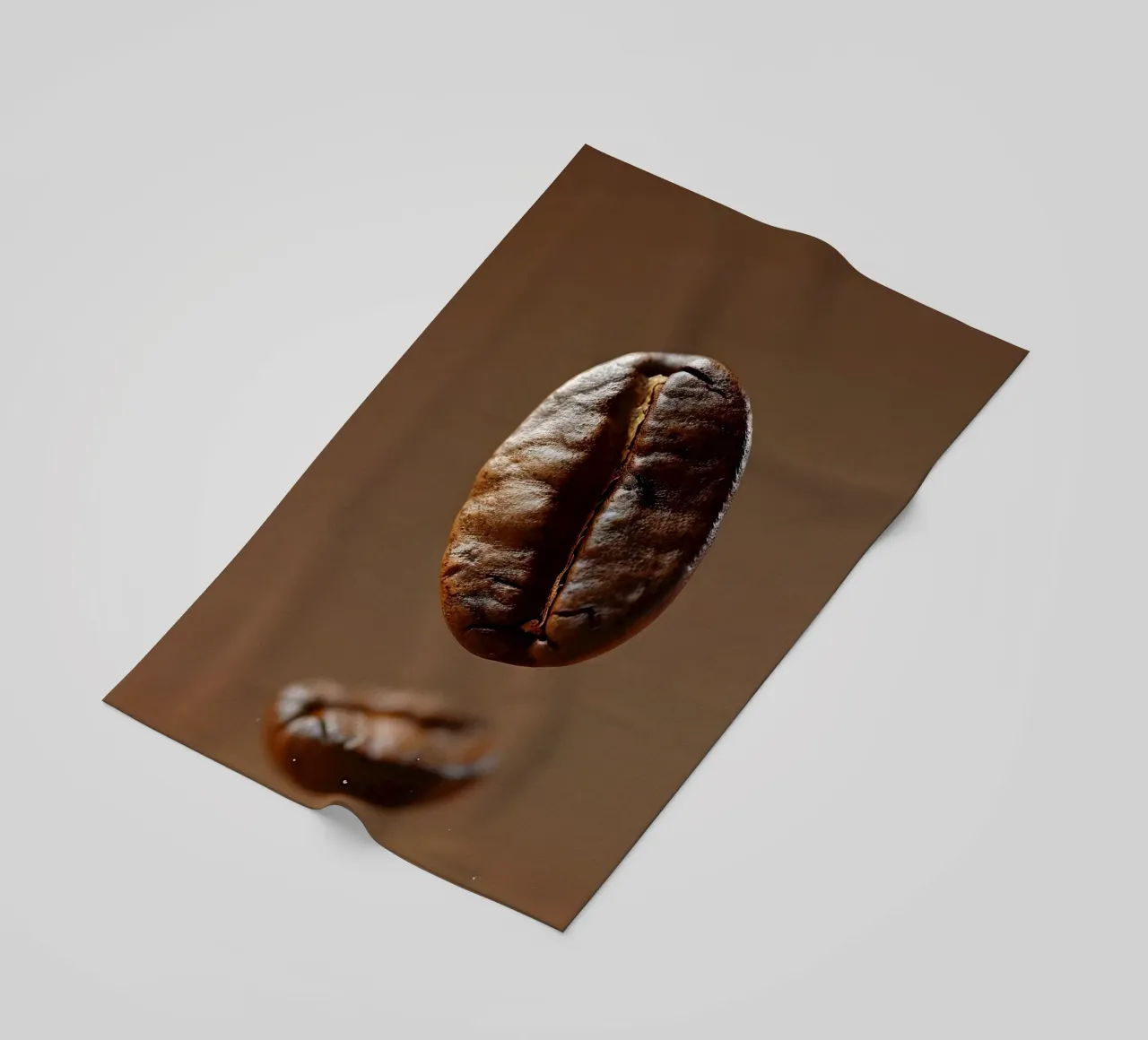 Il piacere del caffè in ogni caso telo mare da M-Ulrich-Digital Art