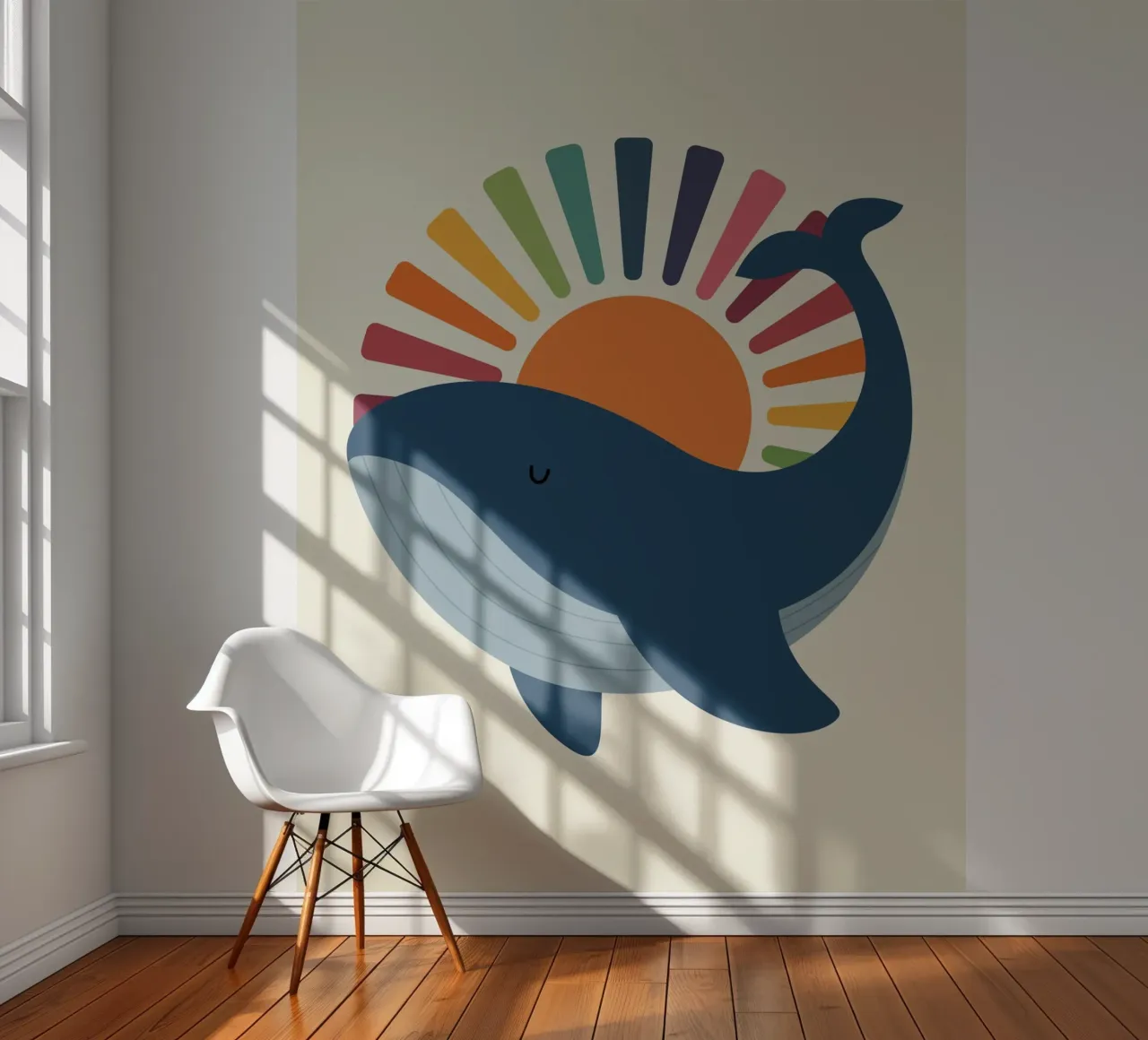 Whale Glow Fototapete von Andy Westface