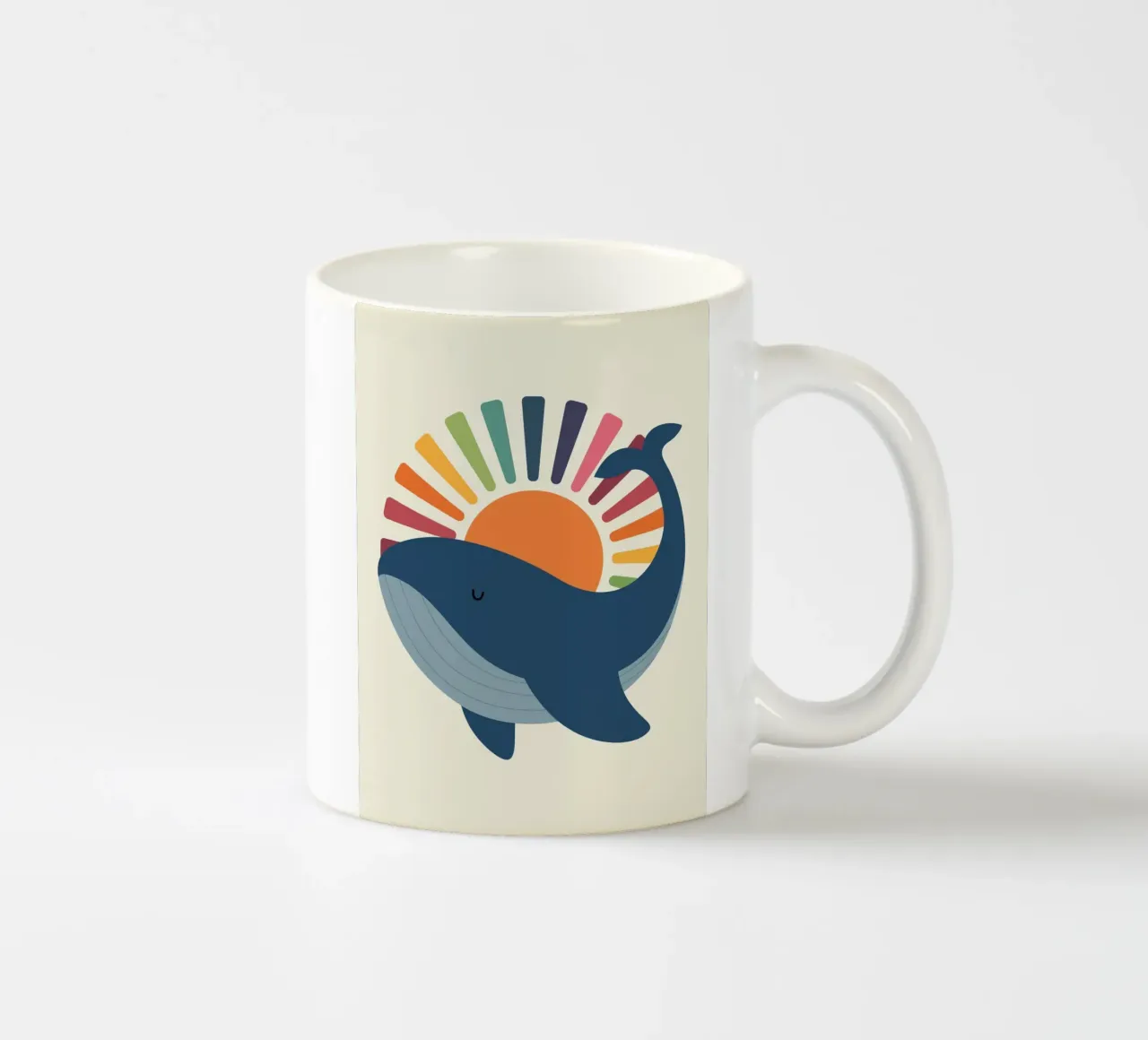 Bagliore di balena tazza in ceramica da Andy Westface