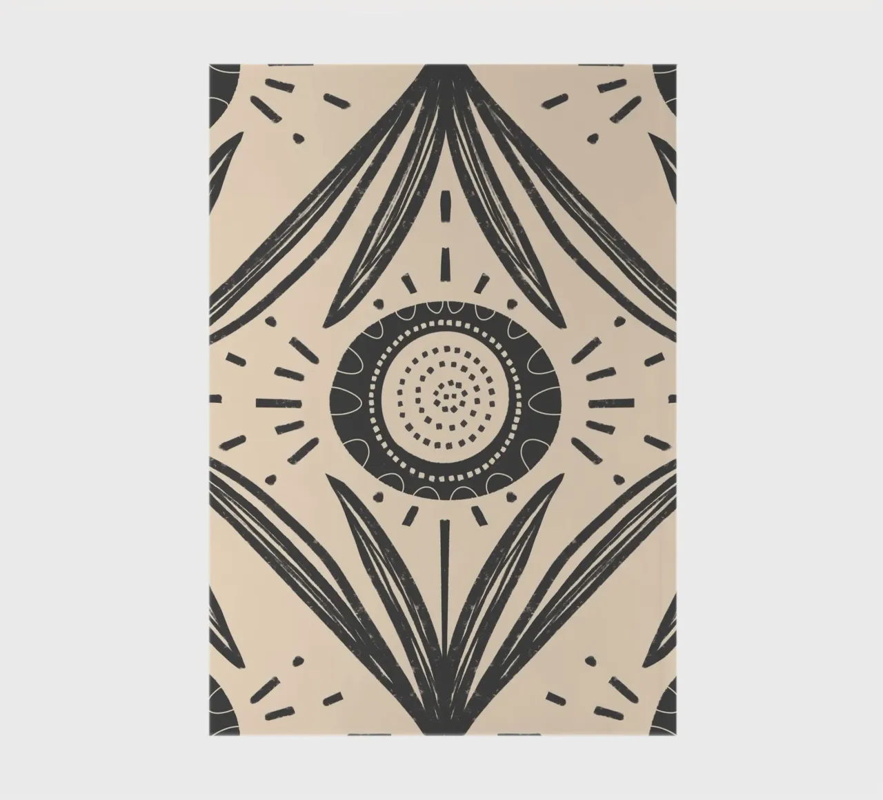 Folk Bloom Radiance - Floreale carbone e crema diario da susanacosta