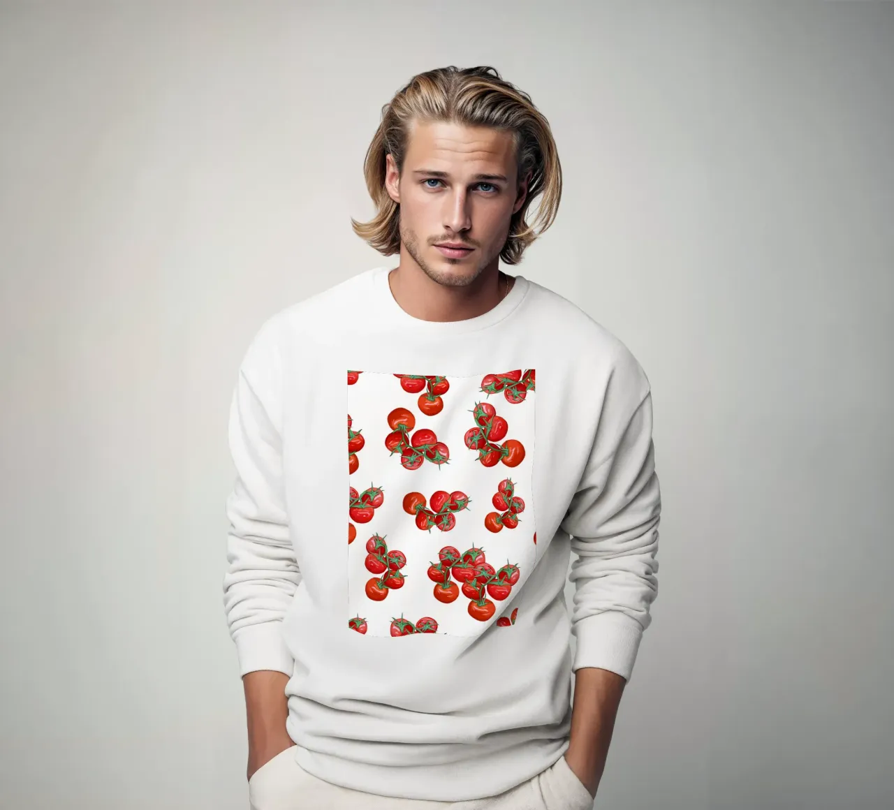 Modello di pomodoro felpa da gulsengunel