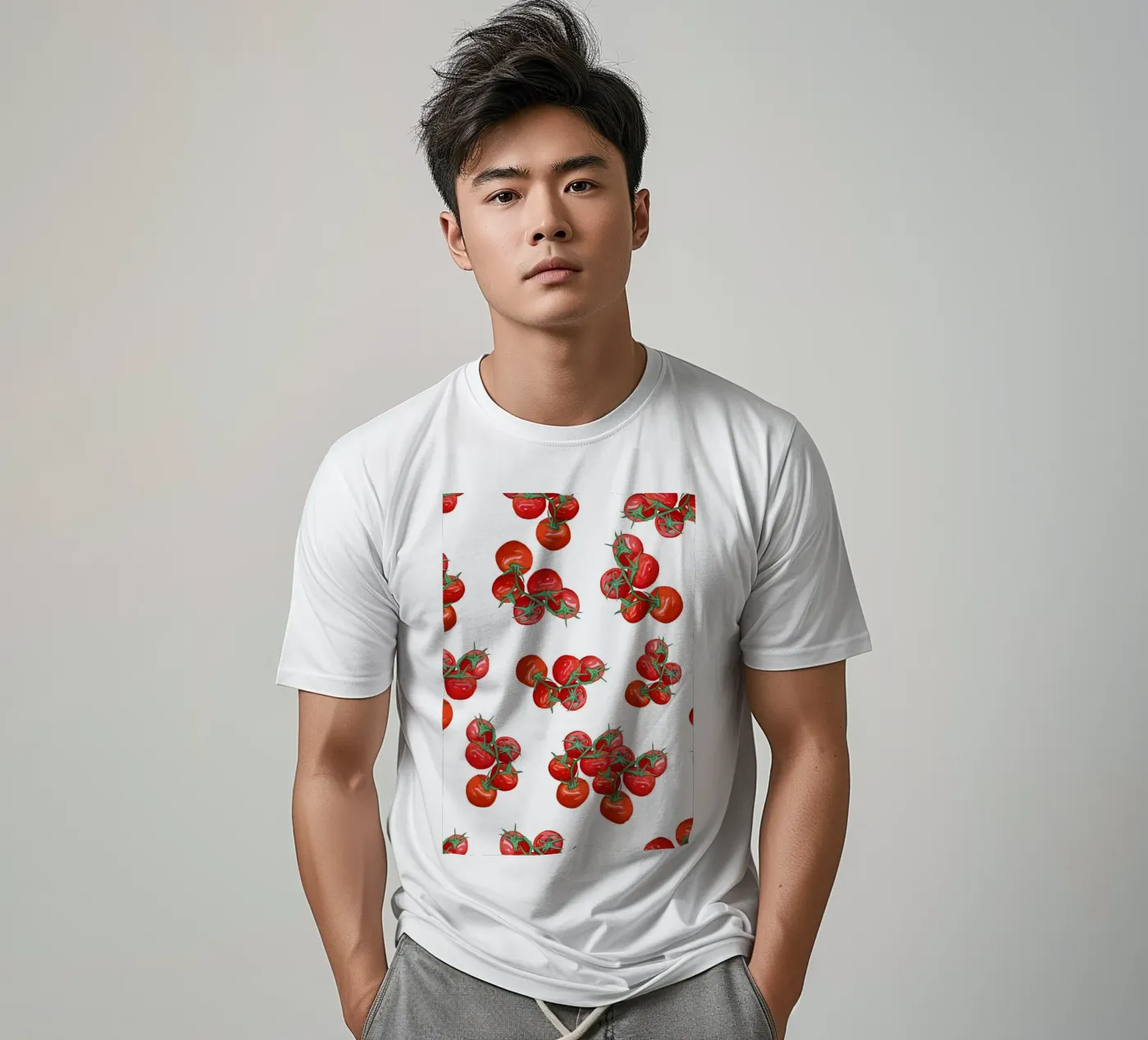 Modello di pomodoro t-shirt da gulsengunel