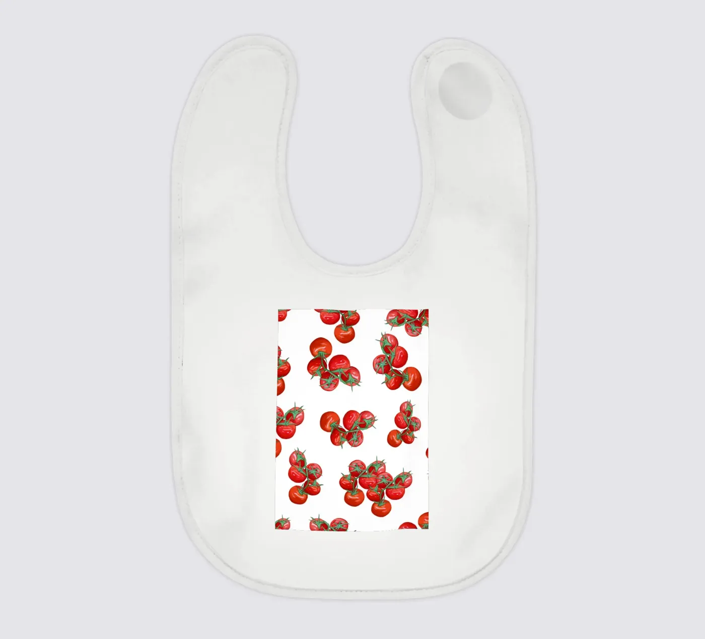 Tomatoes pattern bavoir de gulsengunel