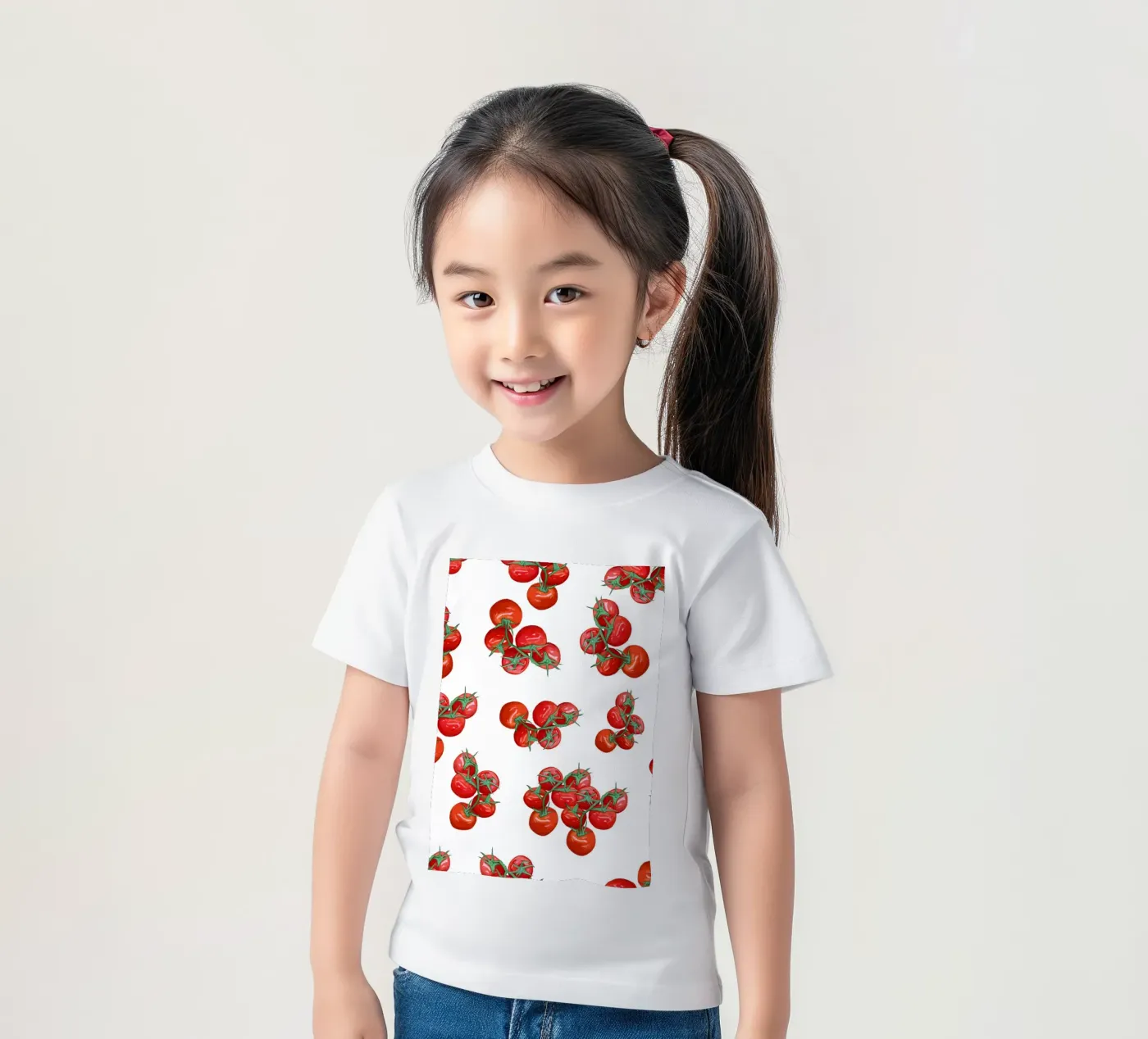 Tomatoes pattern kinder t-shirt van gulsengunel