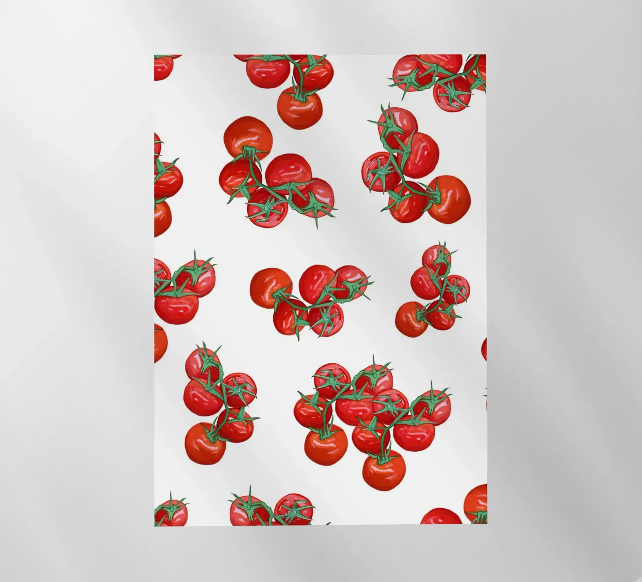 Tomatoes pattern backlit folie van gulsengunel