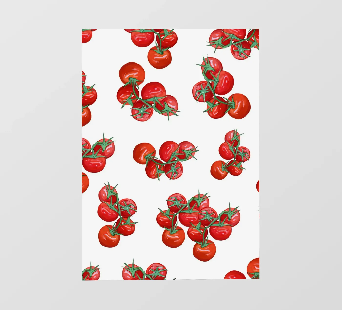 Tomatoes pattern pvc cover by gulsengunel