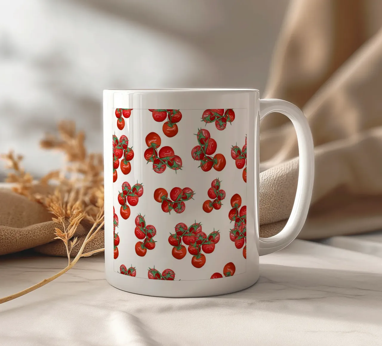 Modello di pomodoro tazza in ceramica da gulsengunel
