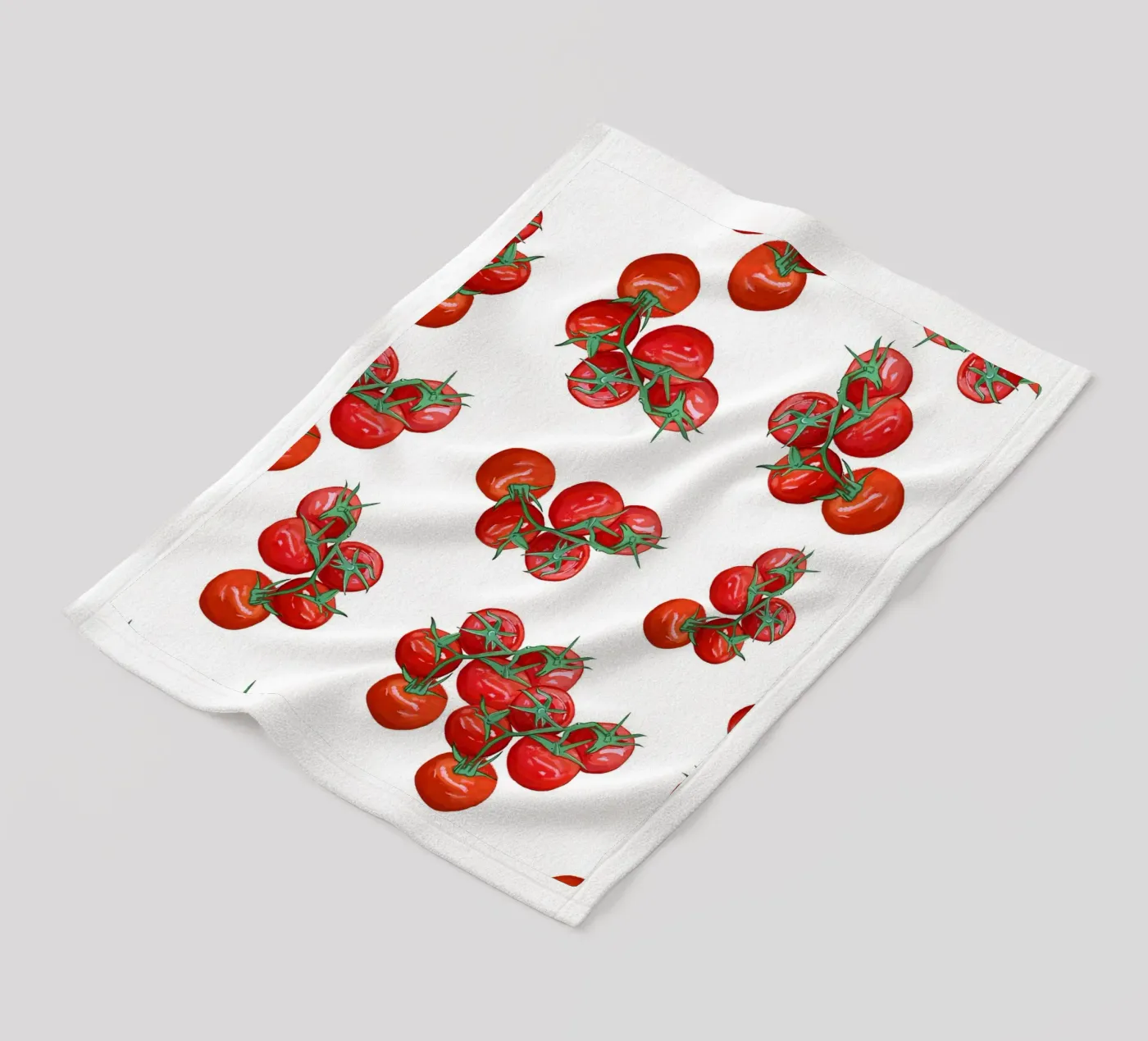 Tomatenpatroon fleecedeken van gulsengunel