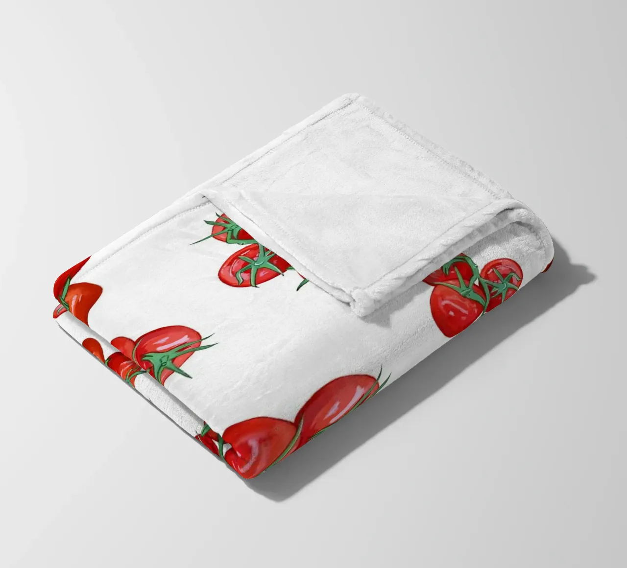 Modello di pomodoro coperta in pile da gulsengunel