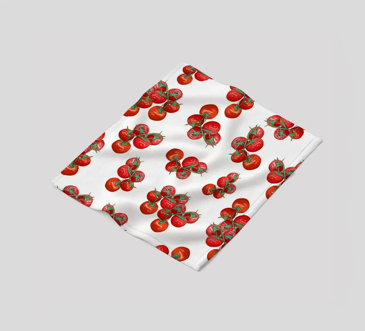 Modello di pomodoro coperta in pile da gulsengunel