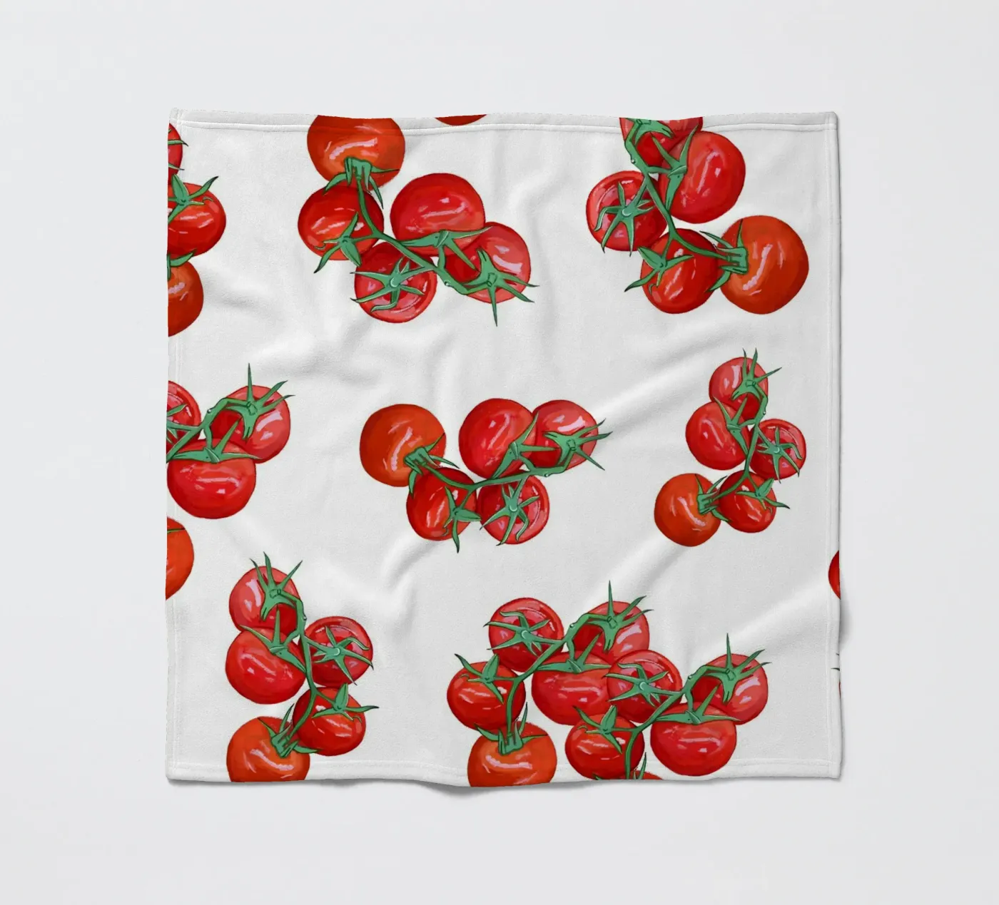 Tomatenpatroon fleecedeken van gulsengunel