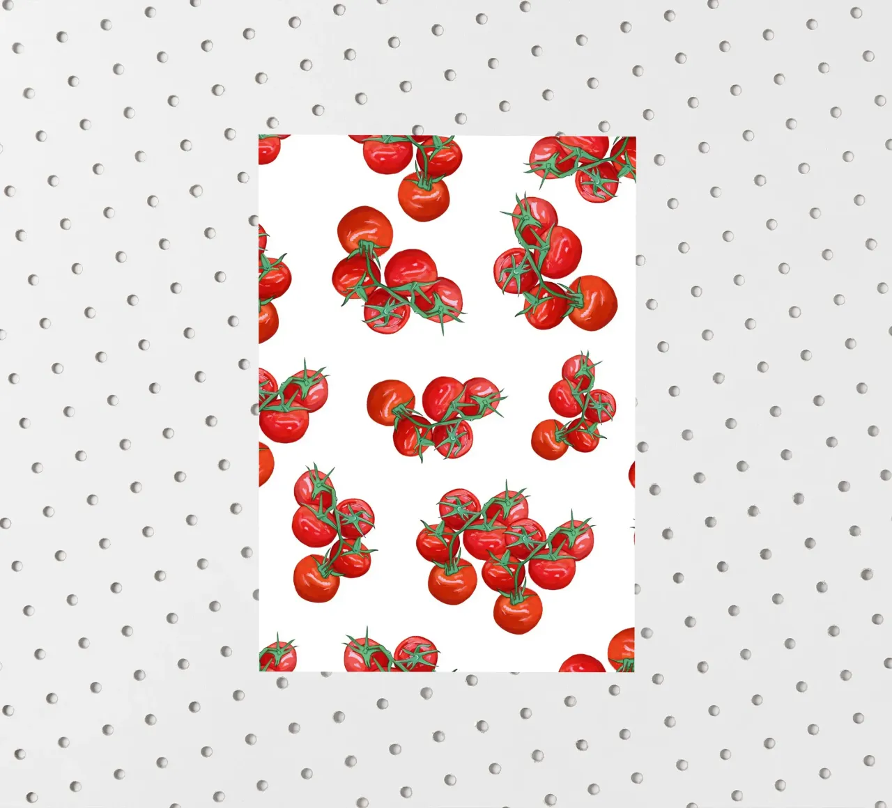Tomatoes pattern sticker by gulsengunel