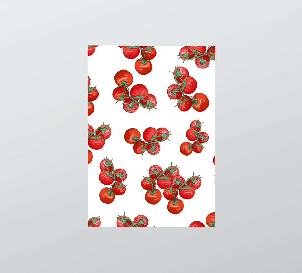 Tomatoes pattern sticker by gulsengunel