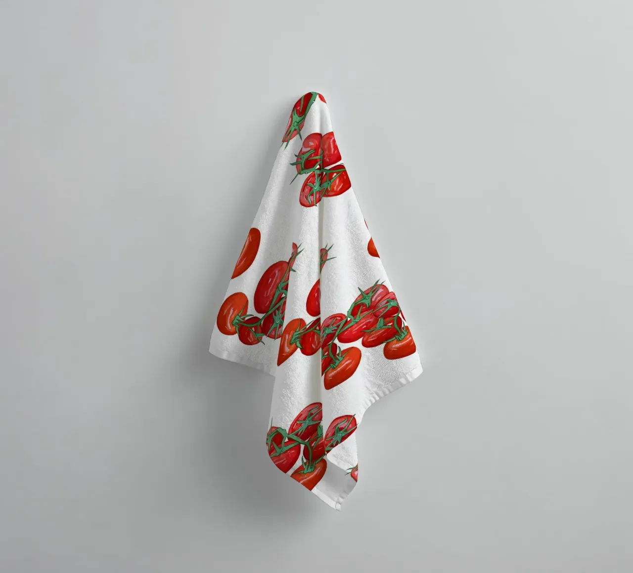 Tomatoes pattern towel by gulsengunel