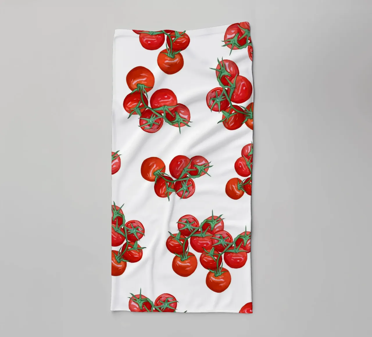 Tomatoes pattern towel by gulsengunel