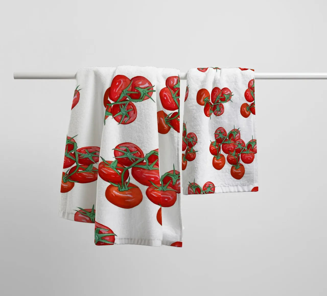 Tomatoes pattern towel by gulsengunel