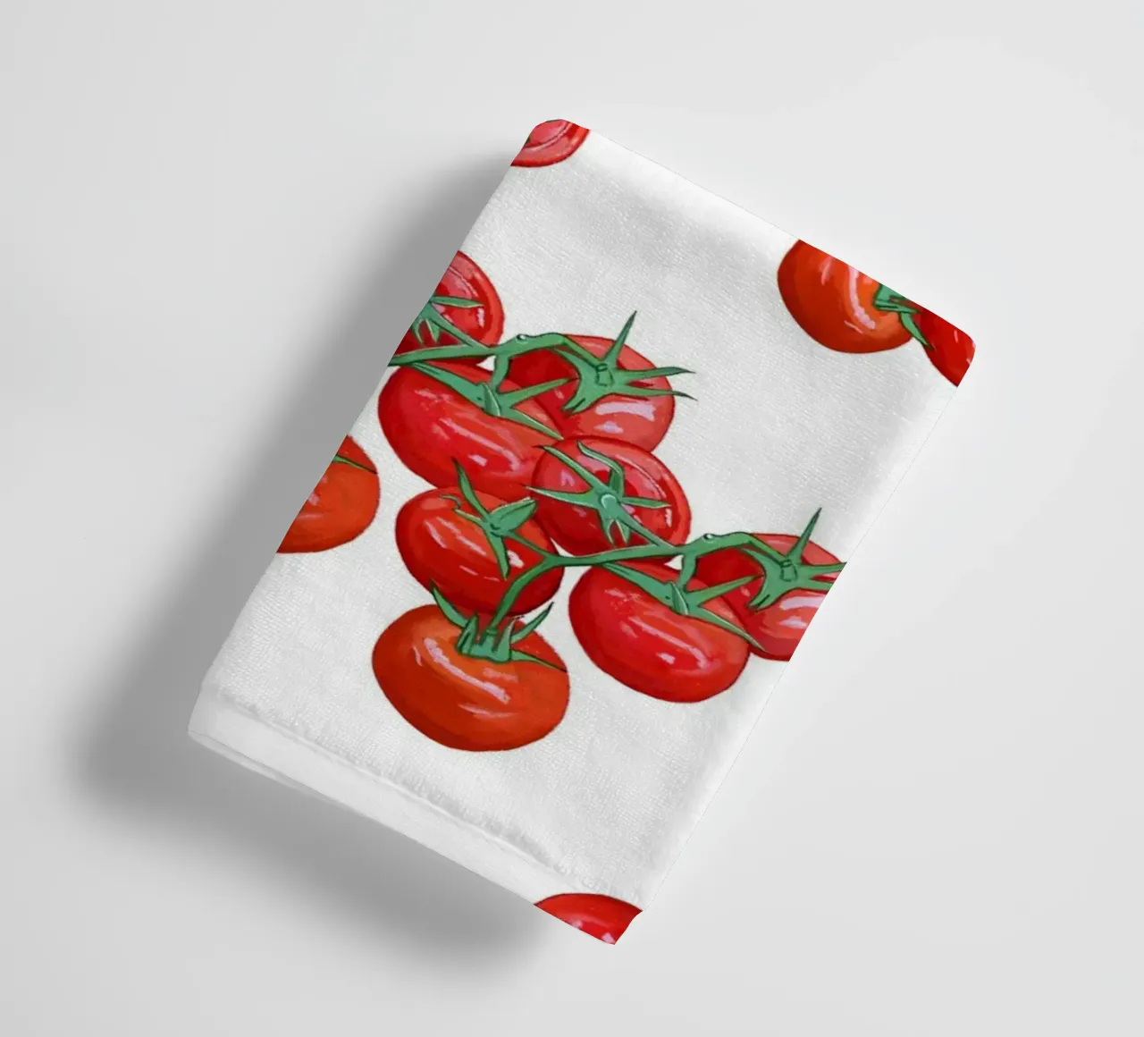 Tomatoes pattern towel by gulsengunel