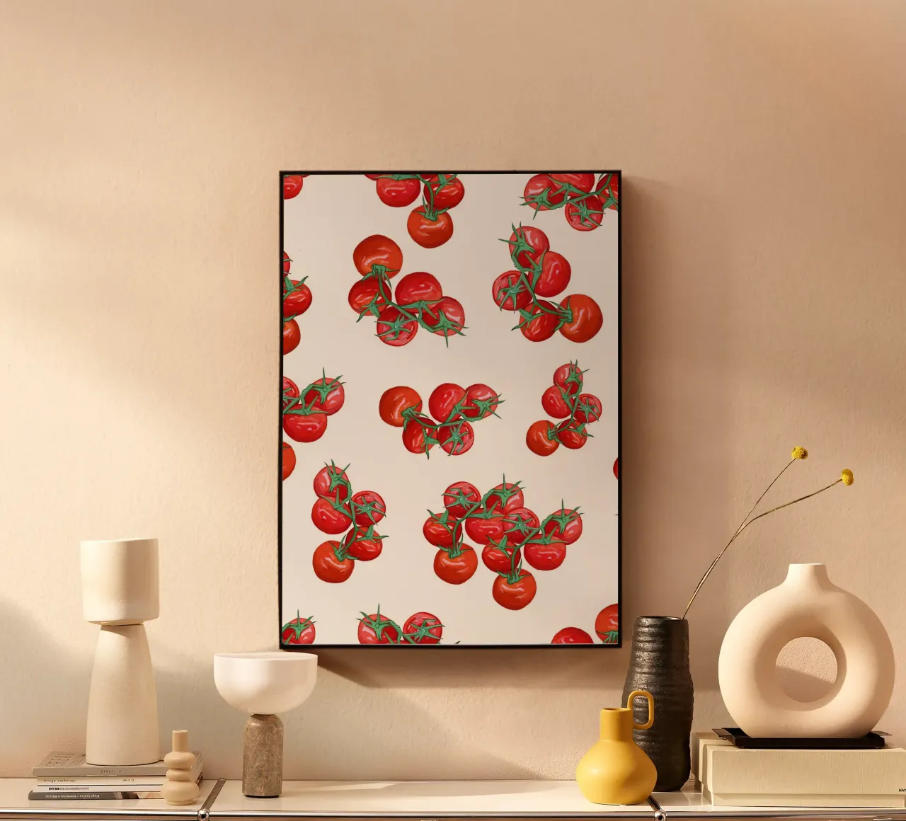 Tomatoes pattern plexiglas de gulsengunel