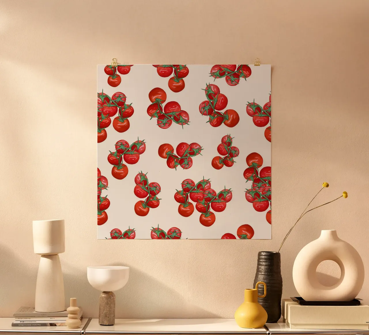Modello di pomodoro carta hahnemühle da gulsengunel