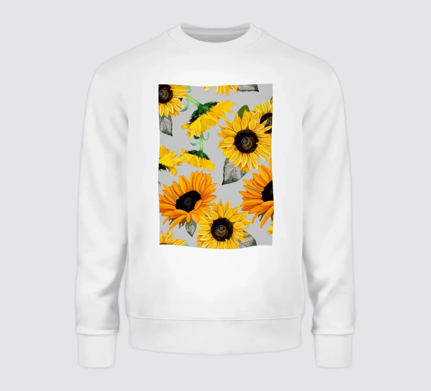 Sunflowers pattern sweat de gulsengunel