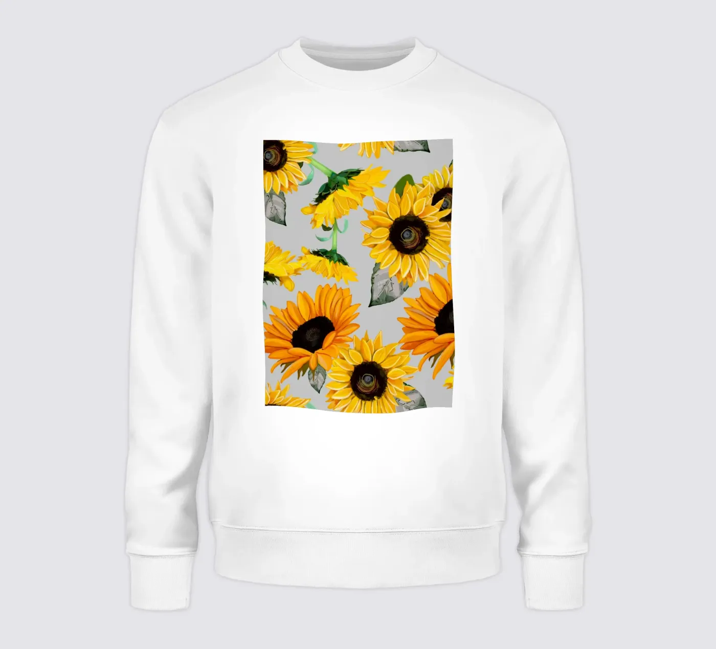 Sunflowers pattern sweat de gulsengunel