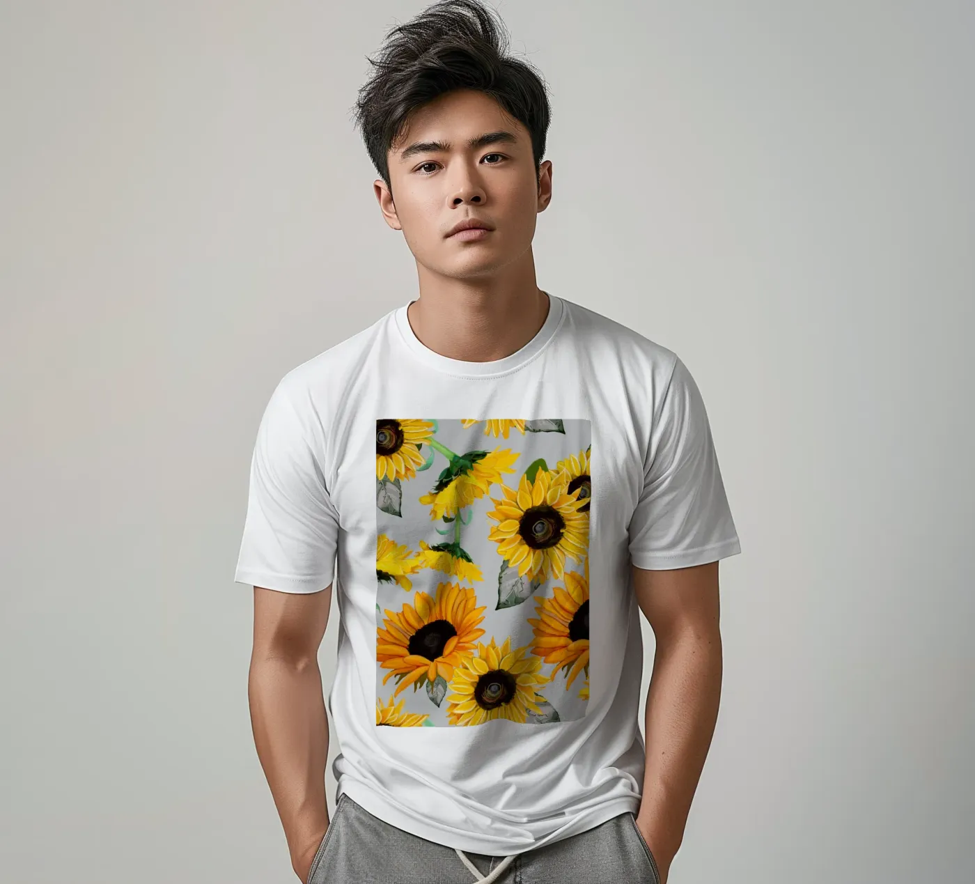 Motivo dei girasoli t-shirt da gulsengunel