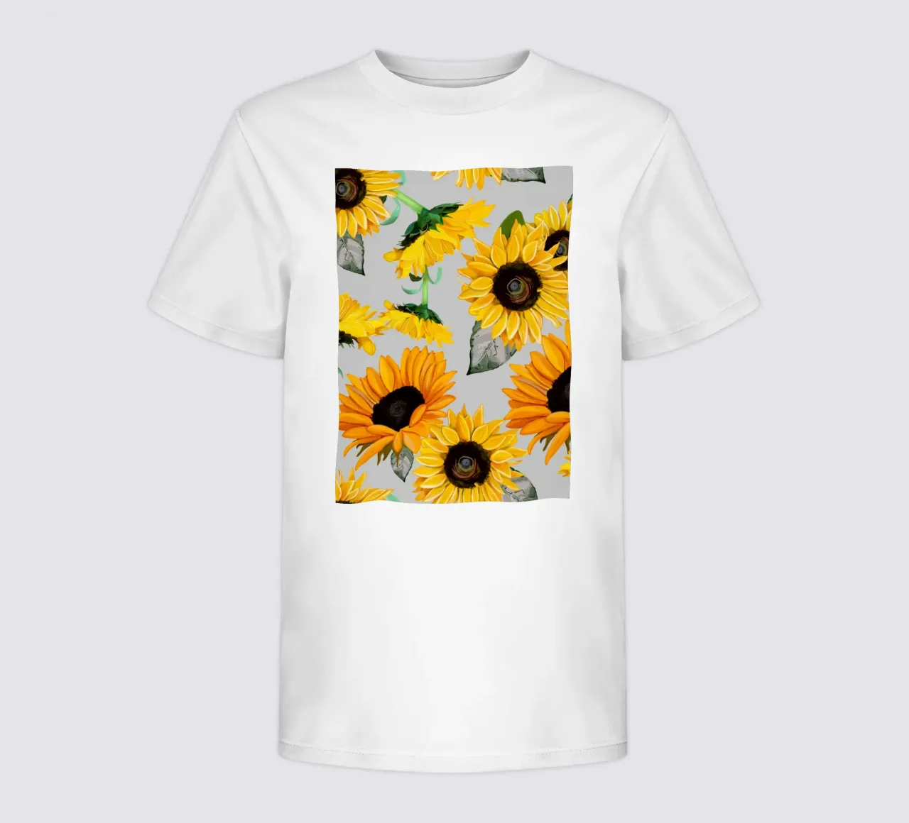Zonnebloemen patroon kinder t-shirt van gulsengunel