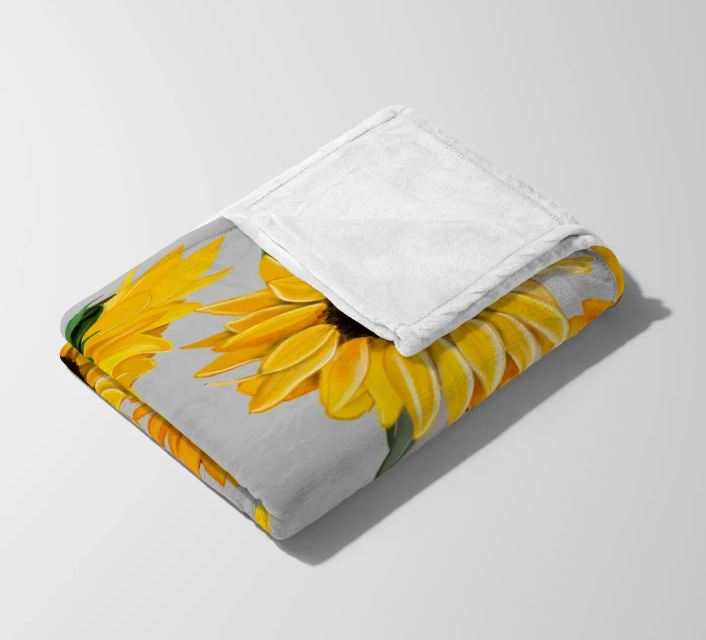 Sunflowers pattern coperta in pile da gulsengunel