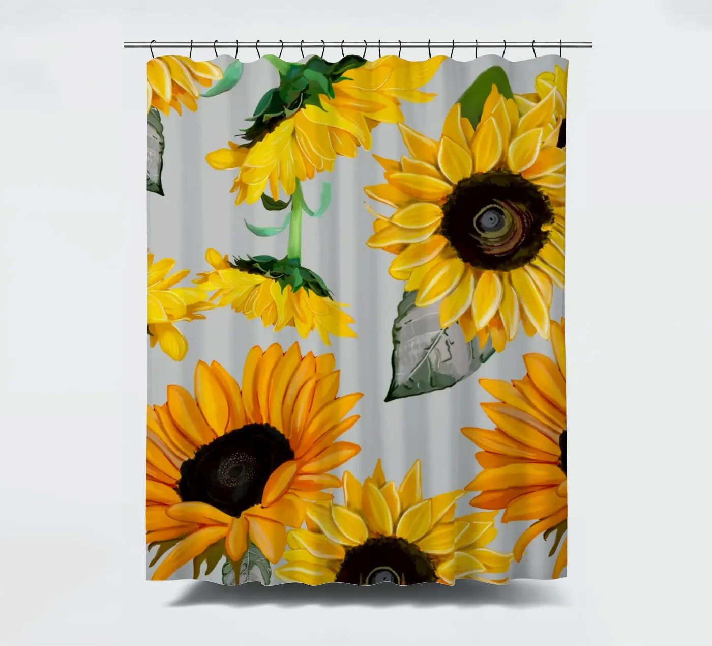 Sunflowers pattern douchegordijn van gulsengunel