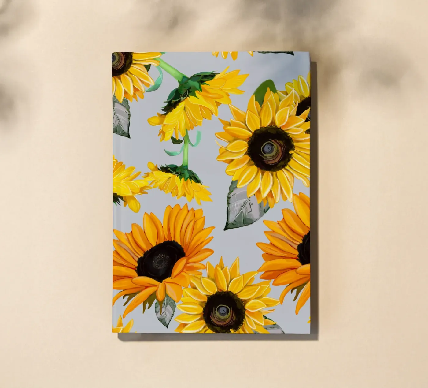 Sonnenblumen Muster Notizbuch von gulsengunel