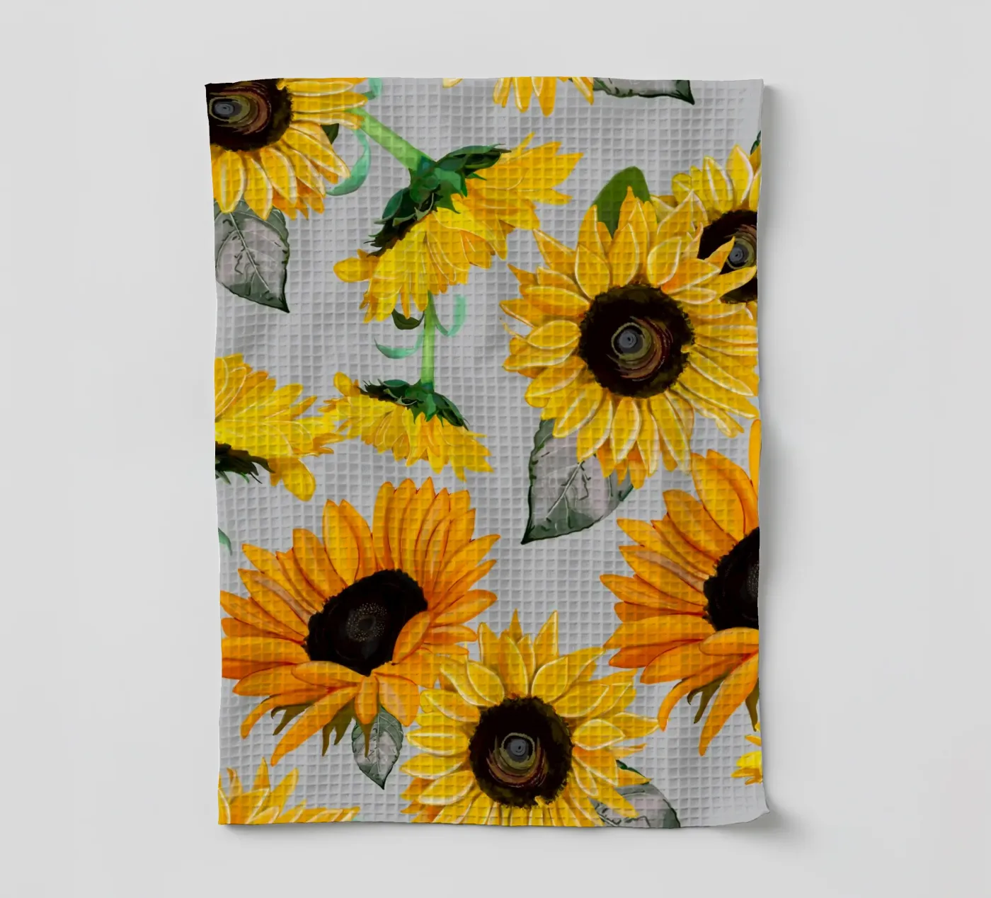 Sonnenblumen Muster Geschirrtuch von gulsengunel