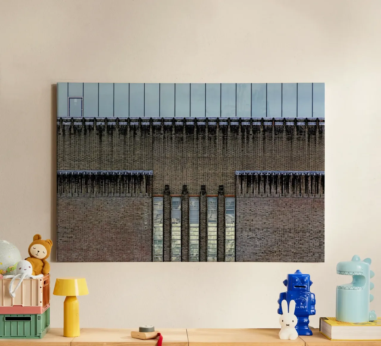 Tate Modern tela con Cornice a cassetta da Michael Belhadi