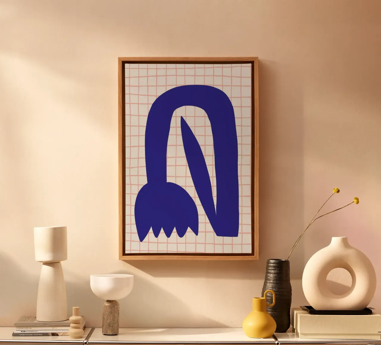 Blue Tulip Leinwand von Pure