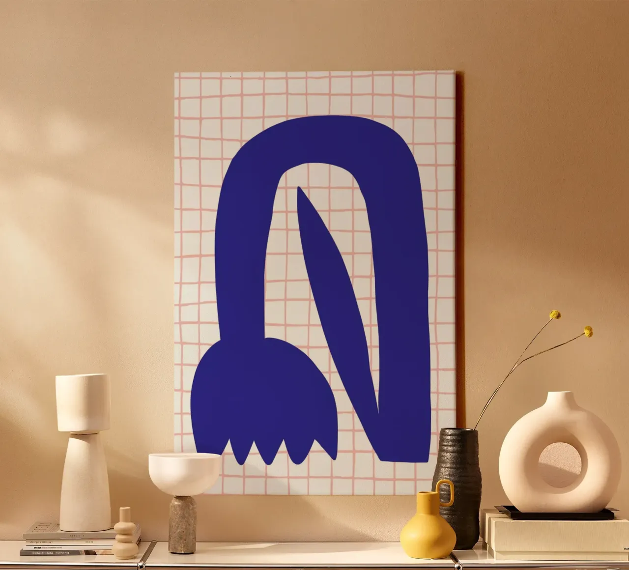 Blue Tulip Leinwand von Pure