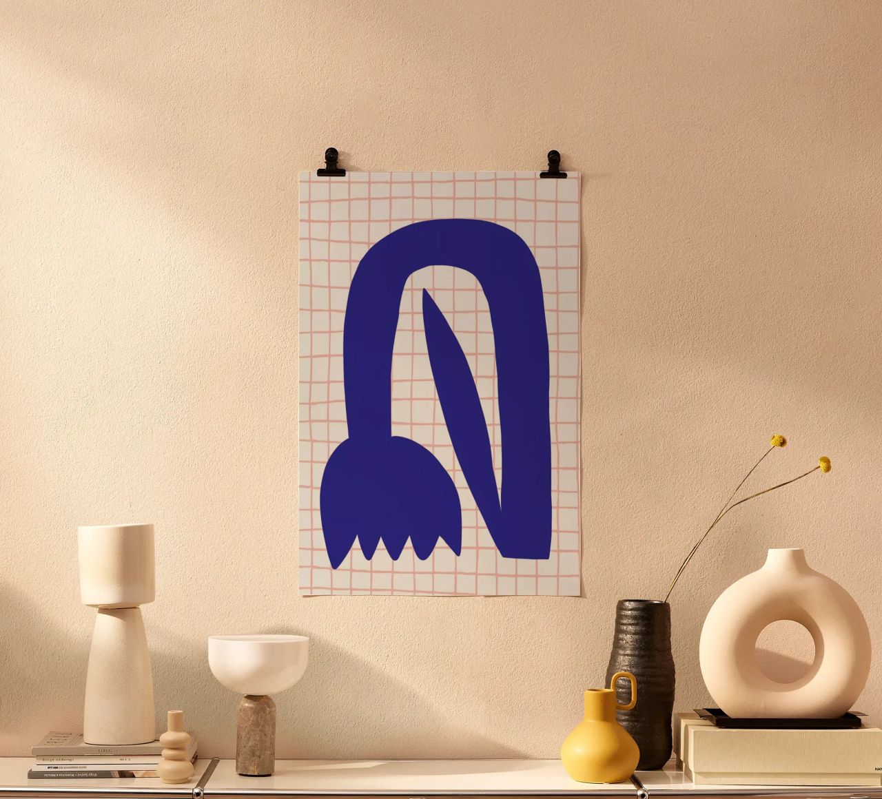 Blue Tulip Poster von Pure