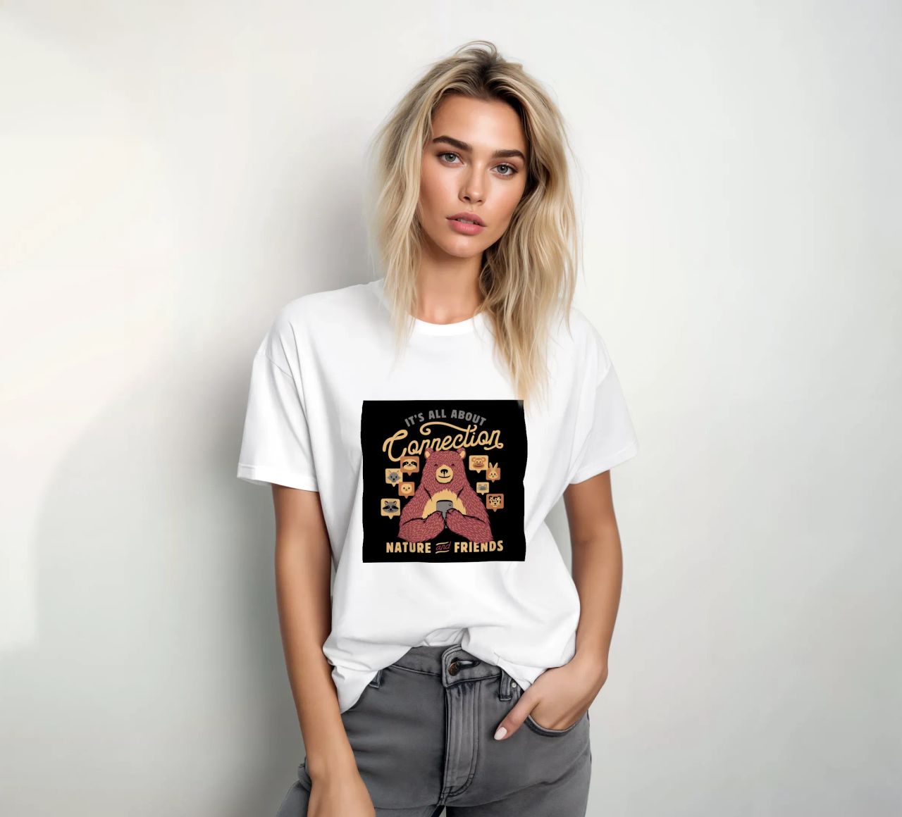 It's All About Connection t-shirt da Tobe Fonseca