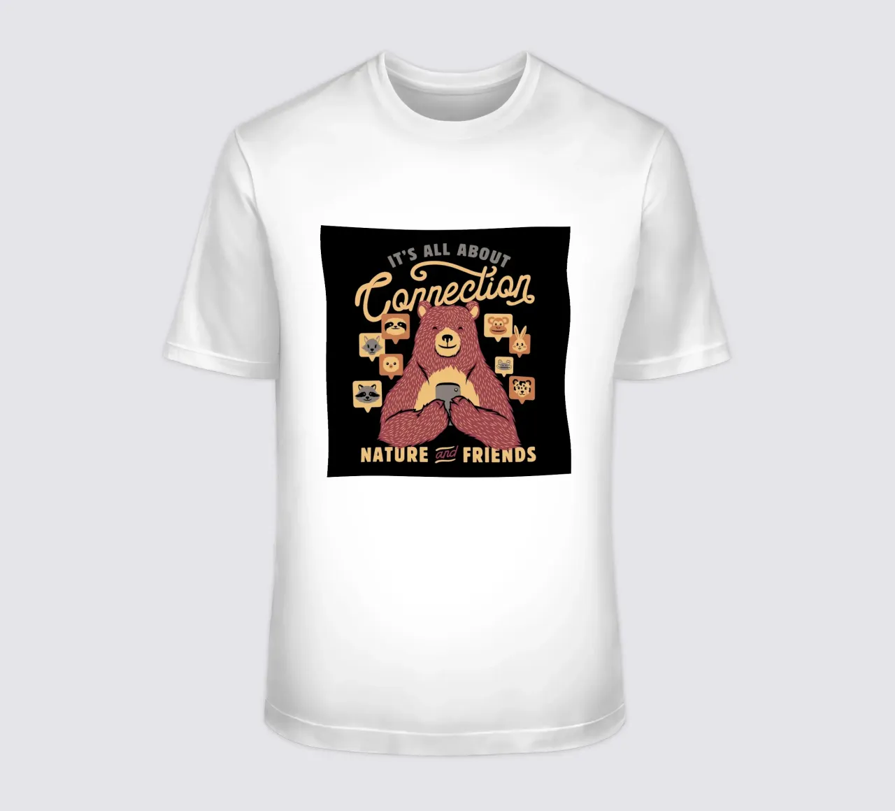 It's All About Connection t-shirt by Tobe Fonseca