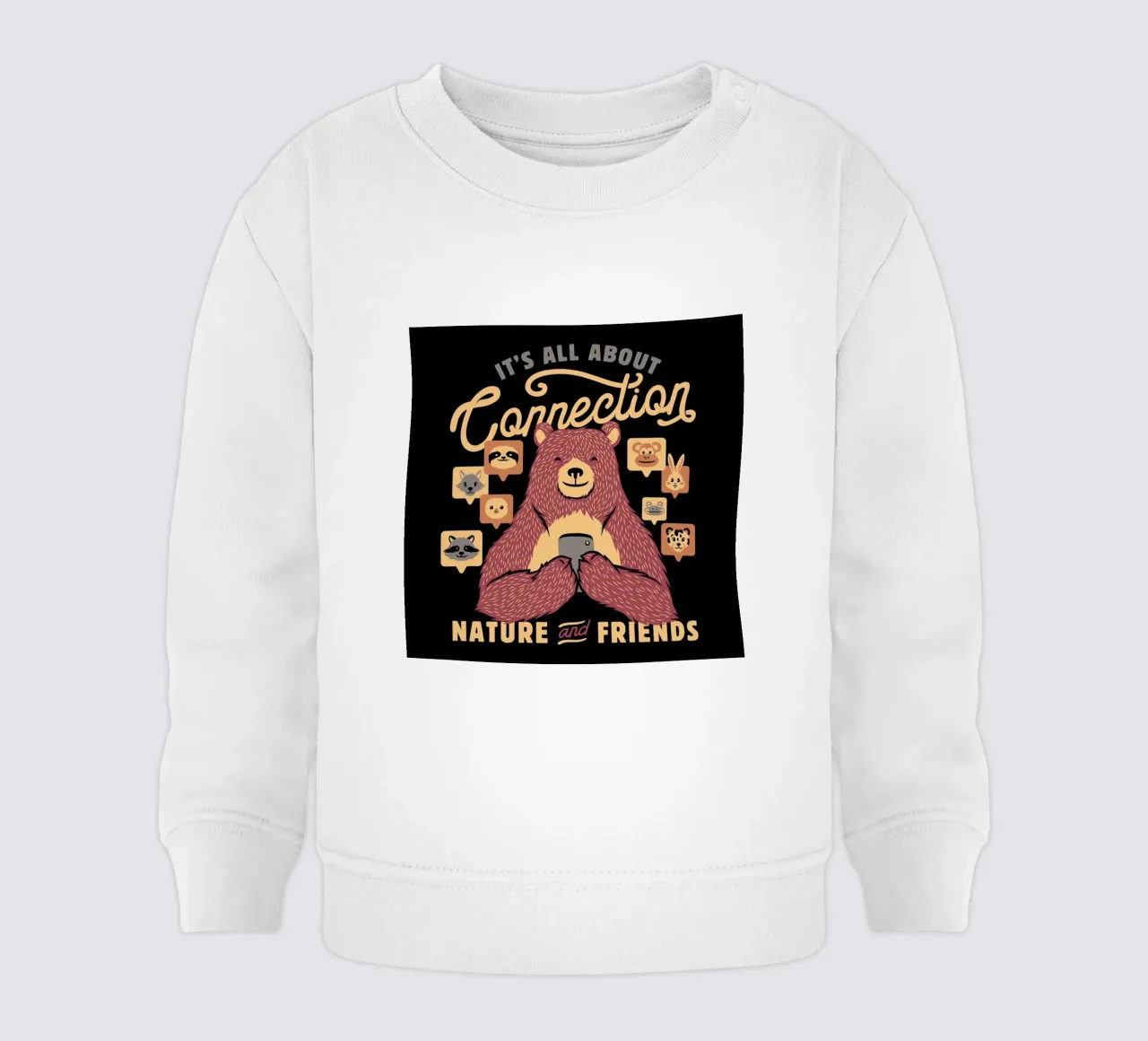 It's All About Connection felpa neonato da Tobe Fonseca