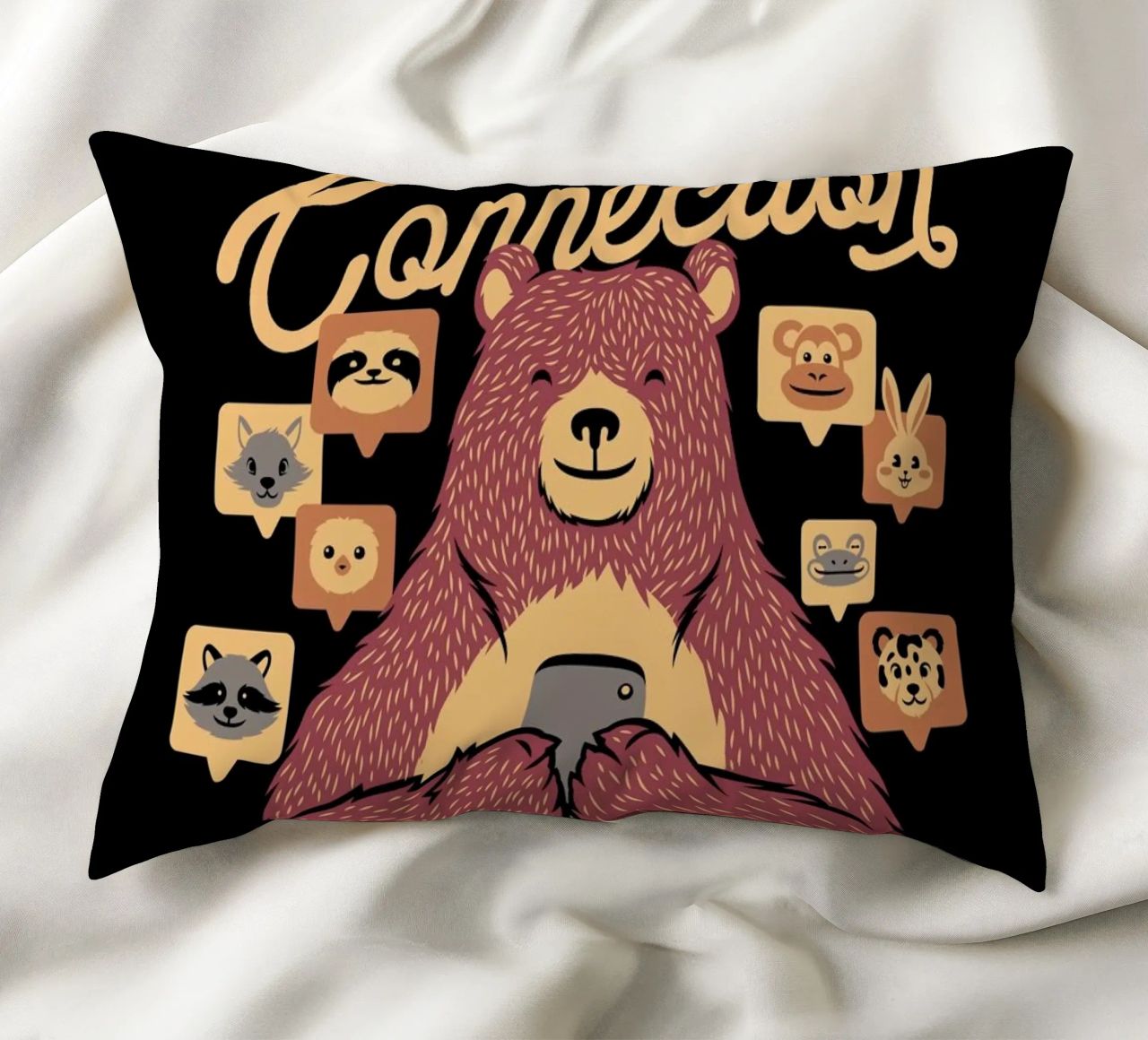 It's All About Connection cuscino da Tobe Fonseca
