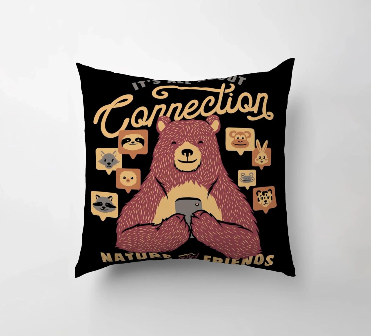 It's All About Connection cuscino da Tobe Fonseca