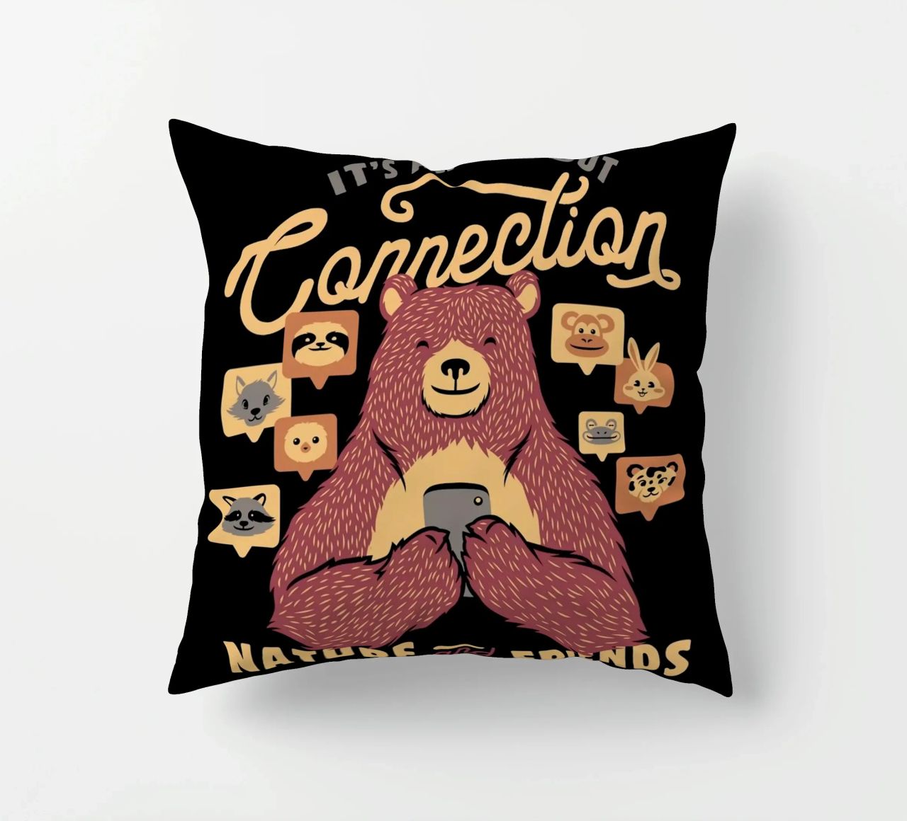 It's All About Connection cuscino da Tobe Fonseca