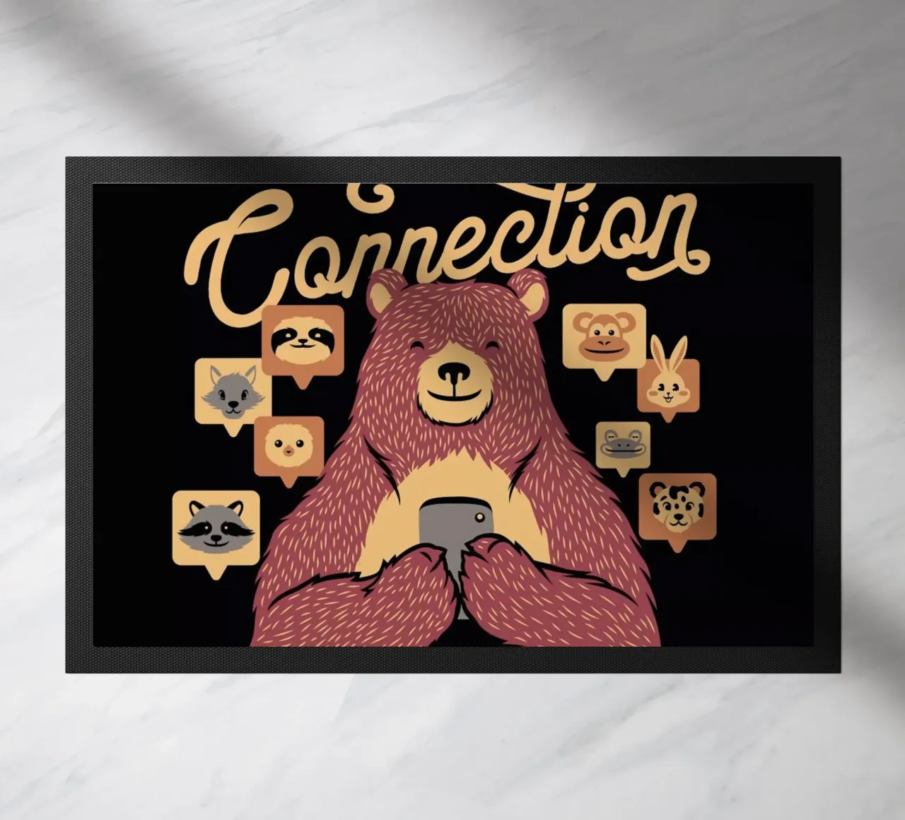It's All About Connection Fußmatte von Tobe Fonseca