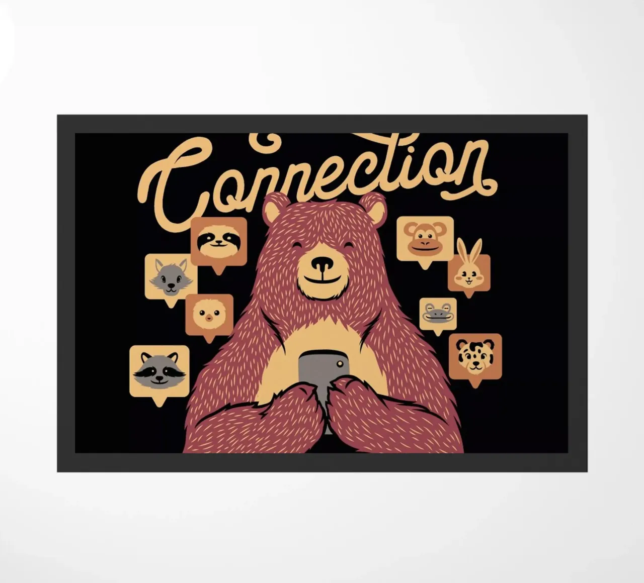 It's All About Connection deurmat van Tobe Fonseca