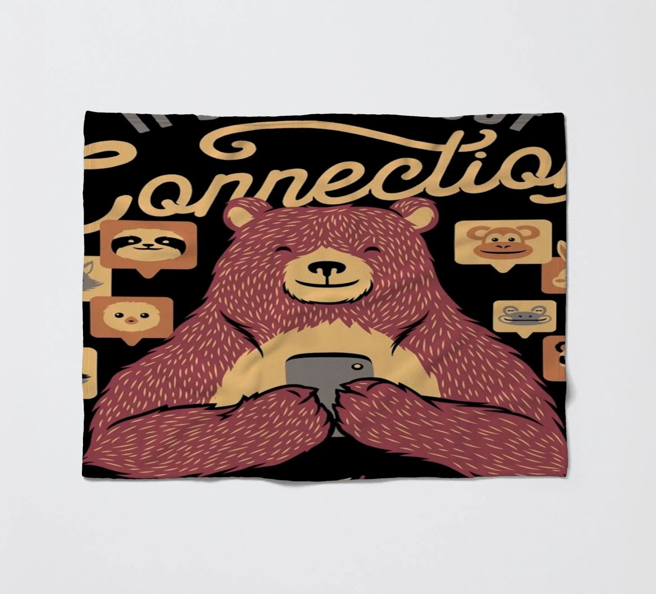 It's All About Connection coperta in pile da Tobe Fonseca