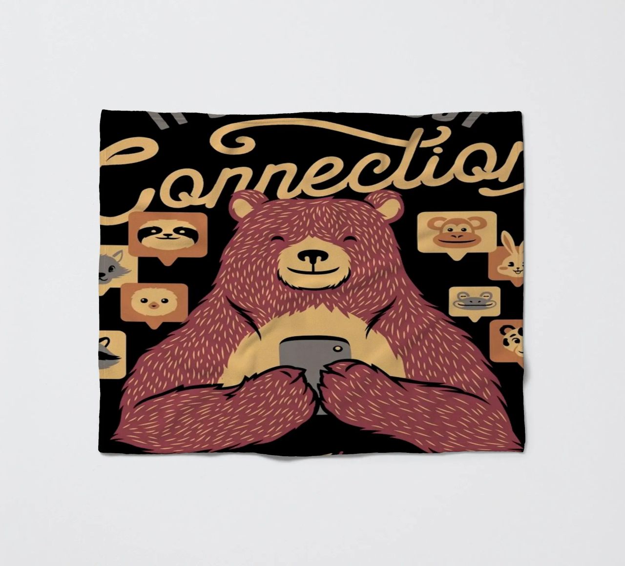 It's All About Connection coperta in pile da Tobe Fonseca