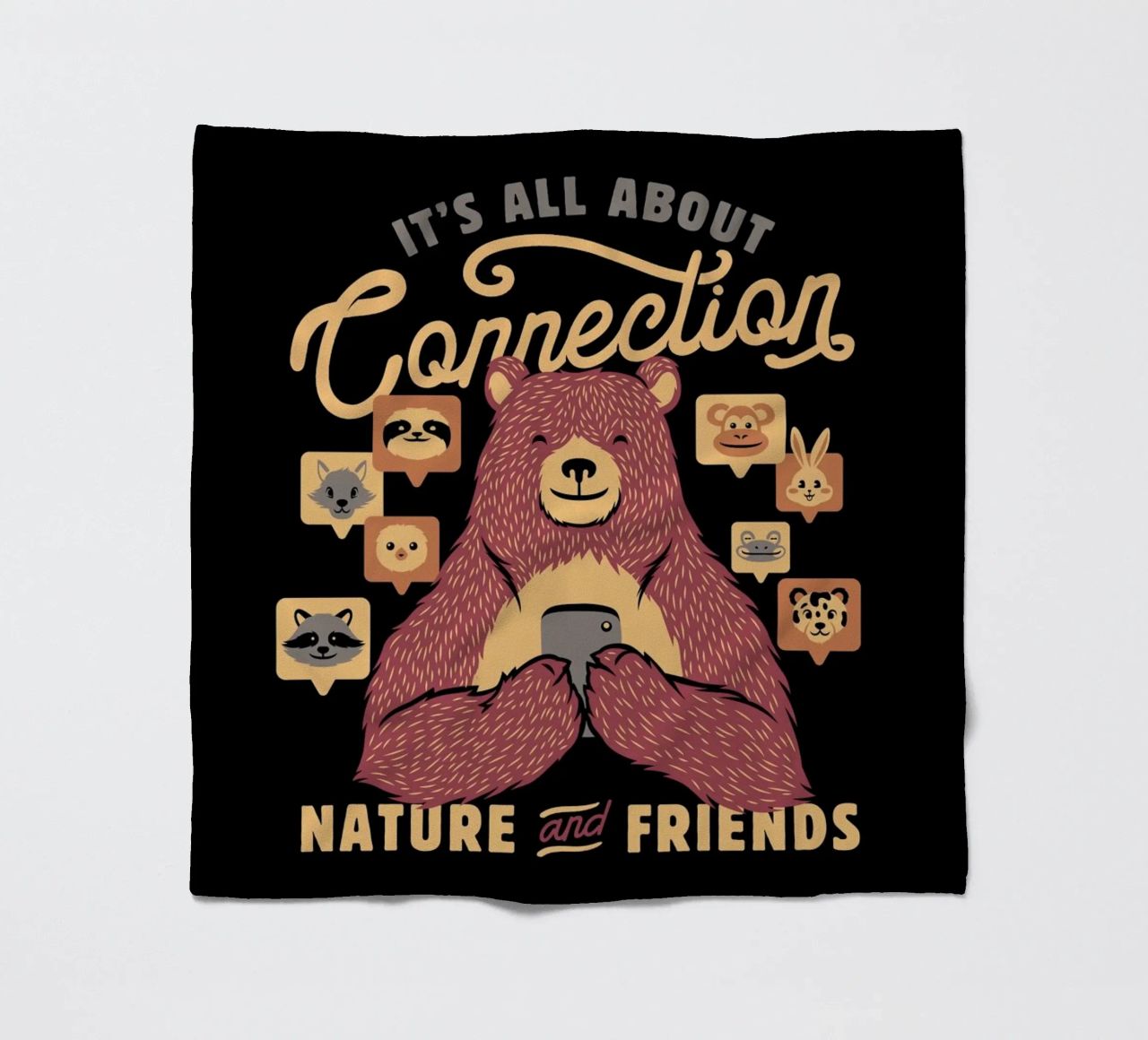 It's All About Connection coperta in pile da Tobe Fonseca